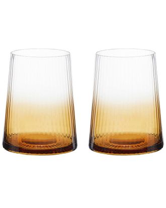 Anton Studio Designs Set Of 2 Empire Dof Tumblers