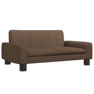 vidaXL Sof&aacute; Para Ni&ntilde;os De Tela Marr&oacute;n 70x45x30 Cm Vidaxl