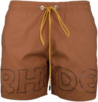 Rhude Zwembroek - Heren - Strandmode - Bruin - S - Nylon - Badmode