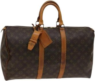 Louis Vuitton Pre-owned Weekend Bags, female, Brown, Size: ONE SIZE Pre-owned Canvas louis-vuitton-bags
