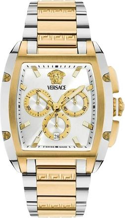 Versace Horloges - Heren - Horloges - Geel - ONE Size - Accessoires