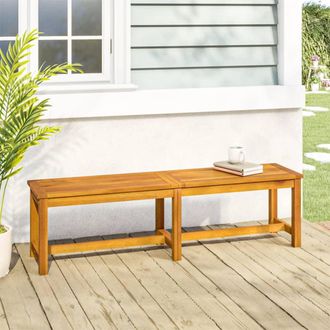 vidaXL Vidaxl - Banco De Jard&iacute;n Madera Maciza De Acacia 150x35x45 Cm