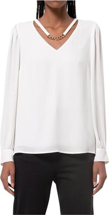 Fracomina Blouses, female, White, Size: S Camicia