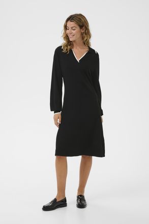 Cream Jurk CRVillea Feminine black