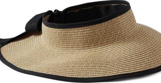 Lands End Facesaver Packable Visor in Light Natural at Nordstrom, Size Large