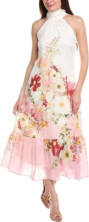 Taylor Sleeveless Linen-Blend Maxi Dress