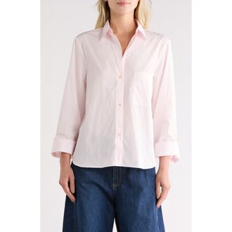 TWP Next Morning Button-Up Shirt in Pale Pink at Nordstrom Rack, Size Medium/large