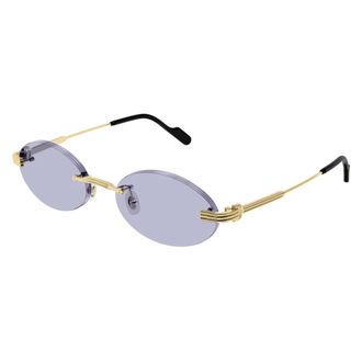 Cartier Sunglasses, unisex, Yellow, Size: 55 MM Ct0615S Sunglasses