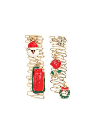 Amir Slama drop-design earrings - Gold