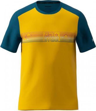 Zimtstern Trailflowz Shirt S/S Velotrikot f&uuml;r Herren | gelb
