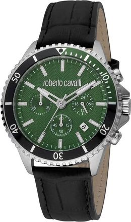 Roberto Cavalli Fashion Watch Chronograph Quartz Green Dial Mens Watch RC5G049L0015