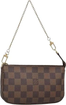 Louis Vuitton Pre-owned Mini Bags, female, Brown, Size: ONE SIZE Pre-owned Canvas louis-vuitton-bags