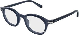 Cartier Optical Frame - unisex - Brillen - Blauw - 49 MM - Accessoires