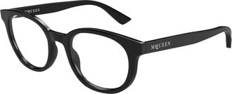 Alexander McQueen Alexander McQueen, Glasses, male, Black, Size: 51 MM Am0567O Optical Frame