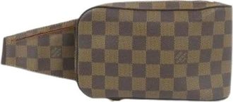 Louis Vuitton Pre-owned Belt Bags, male, Brown, Size: ONE SIZE Pre-owned Damier Geronimos Shoulder Bag