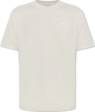 Eleventy T-shirt met logo-opdruk - Heren - T-shirts - Grijs - M - Katoen - Tops