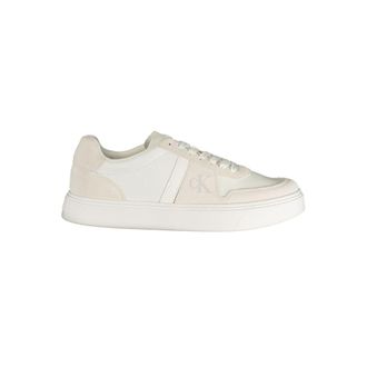 Calvin Klein Bianco Polyester Heren Sneaker