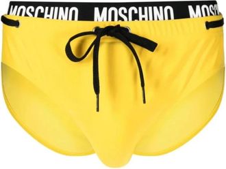 Moschino Gele Zwemkleding 2024 Stijlvolle Optie - Heren - Strandmode - Geel - M - Badmode