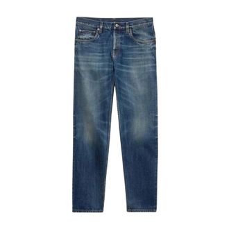 Prada Straight Jeans, male, Blue, Size: W30 Timeless Straight Leg Jeans