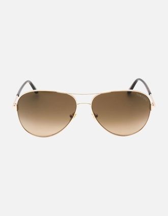 Tom Ford Mens Tom Ford Ft0823 Clark 28F Shiny Rose Gold Sunglasses - Size: ONE size