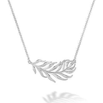 Dower & Hall Angel Feather Necklace