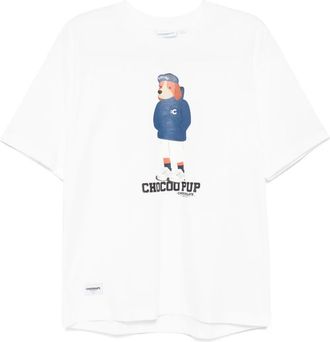 Chocoolate graphic-print T-shirt - men - Cotton - S - White