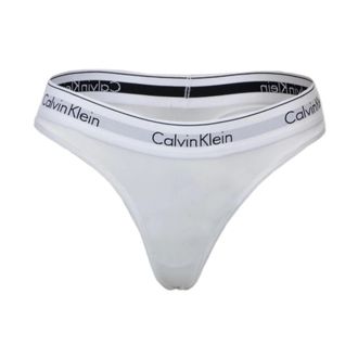 Calvin Klein Underpants, female, White, L, Cotton Stretch Thong Underwear