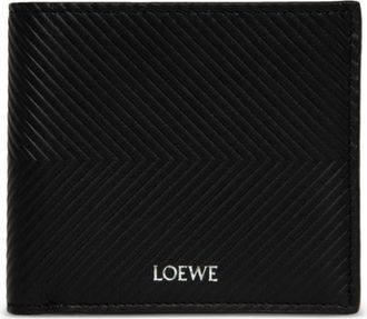 Loewe stamped bi-fold wallet - men - CALFSKIN - One Size - Black