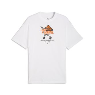 Puma T-shirt da basket Junior Varsity I dal taglio morbido da uomo, Accessori, Bianco, 3XL