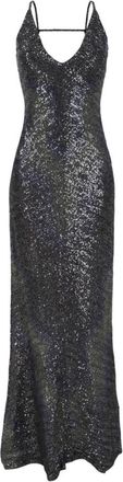 Missoni Metallic Knit Maxi Jurk - Dames - Avondkleed - Veelkleurig - 4XS - Leer - Kleedjes