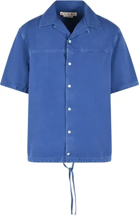 Marni Blue Cotton Shirt