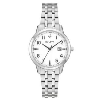 Bulova Klassiek Horloge - Dames - Horloges - Wit - ONE Size - Accessoires