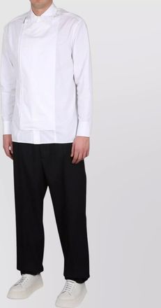 Jil Sander cotton zippered shirt