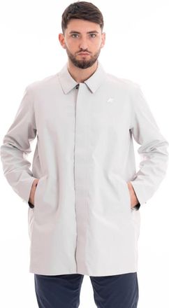 K-Way Giubbotto Benny Bonded Jersey - Heren - Regenjassen - Beige - S - Jassen