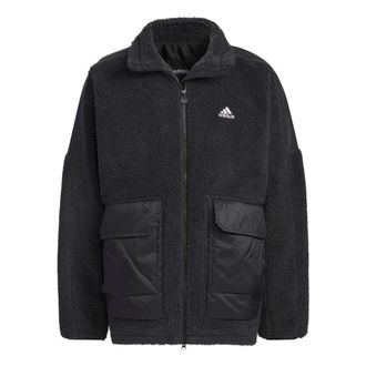 adidas Warding Oversized Boa Full-Zip Jacket (Gender Neutral) Black IK7341