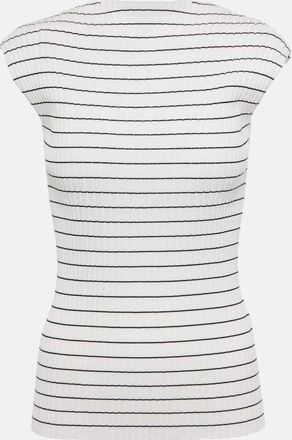 Sportmax Hans striped cotton top