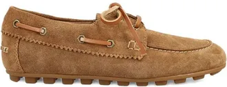 Hogan H693 Suede Boat Shoes