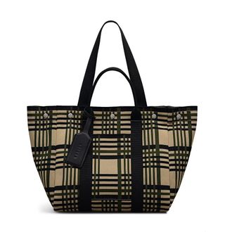 Radley London Hadleigh Place - Check Large Open Top Tote Bag in Porcini at Nordstrom