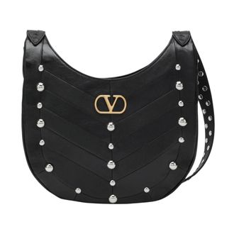 Valentino Garavani Dames, Tassen, Zwart, Maat: ONE Size Leer