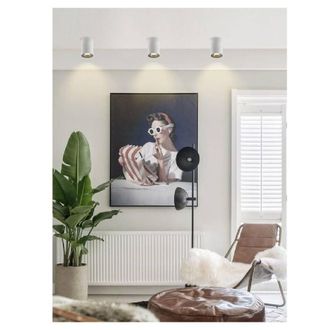 Trade Shop Trade Shop Traesio - Trade Shop - Faretto Plafoniera Soffitto 20w Applique Cilindro Led Cob Vari Toni Luce F20w-5b