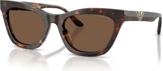 Emporio Armani Dames, Accessoires, Bruin, Maat: 55 MM