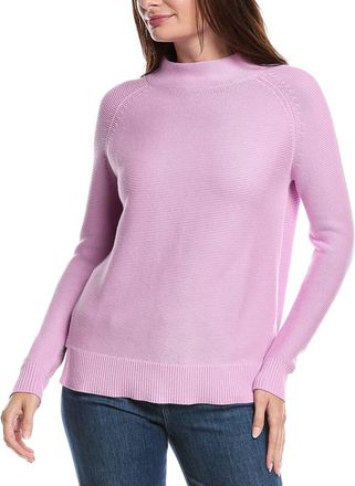 Forté Cashmere Garter Funnel Neck Sweater