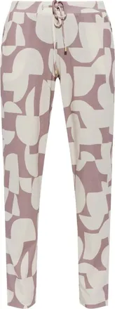 Hanro Nachtkleding, Dames, Paars, S, Katoen, Lange broek