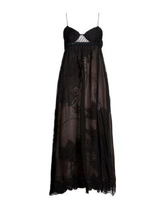Farm Rio BLACK SPECIAL LACE SLEEVELESS MAXI DRESS