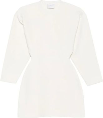 Wardrobe.NYC RHW knit mini dress - White