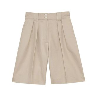 Ines De La Fressange Dames, Korte broeken, Beige, Maat: M