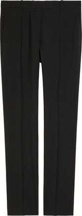 Calvin Klein Erin Straight-leg Wool Trousers - Black - 44 (UK12 / M)