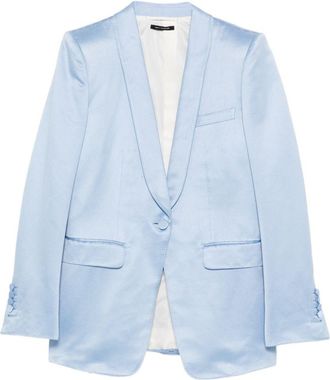 Tom Ford Womens Blazer Light Blue Jacket