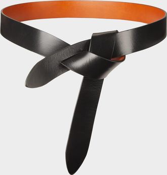 Isabel Marant Lecce Leather Pull-Through Belt