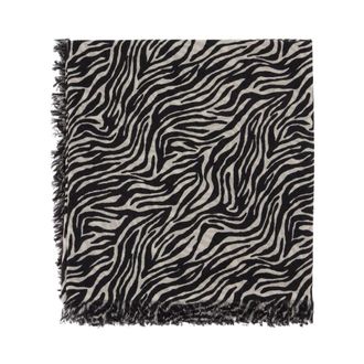 Isabel Marant Alecia Sjaal - Dames - Wintersjaals - Zwart - ONE Size - Wol - Accessoires